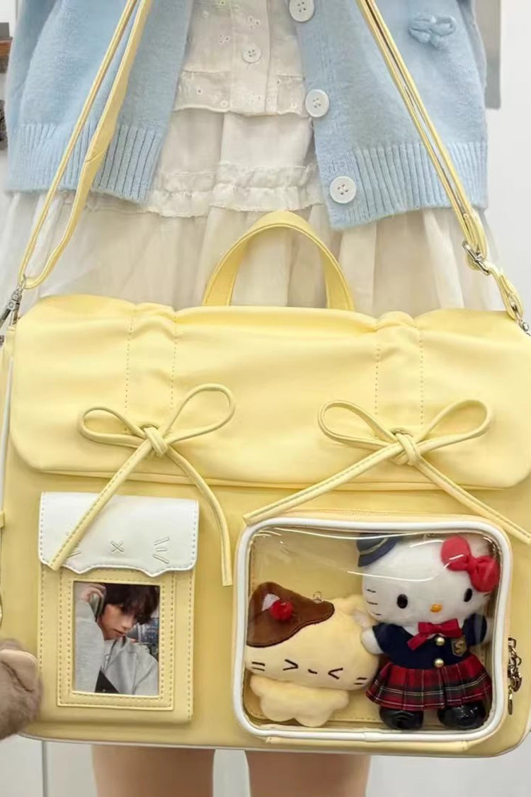 Lolita Itabag - Kitten Diary, 8 Colors, Bow Detail, Embroidered, Sweet Style - additional product view 3