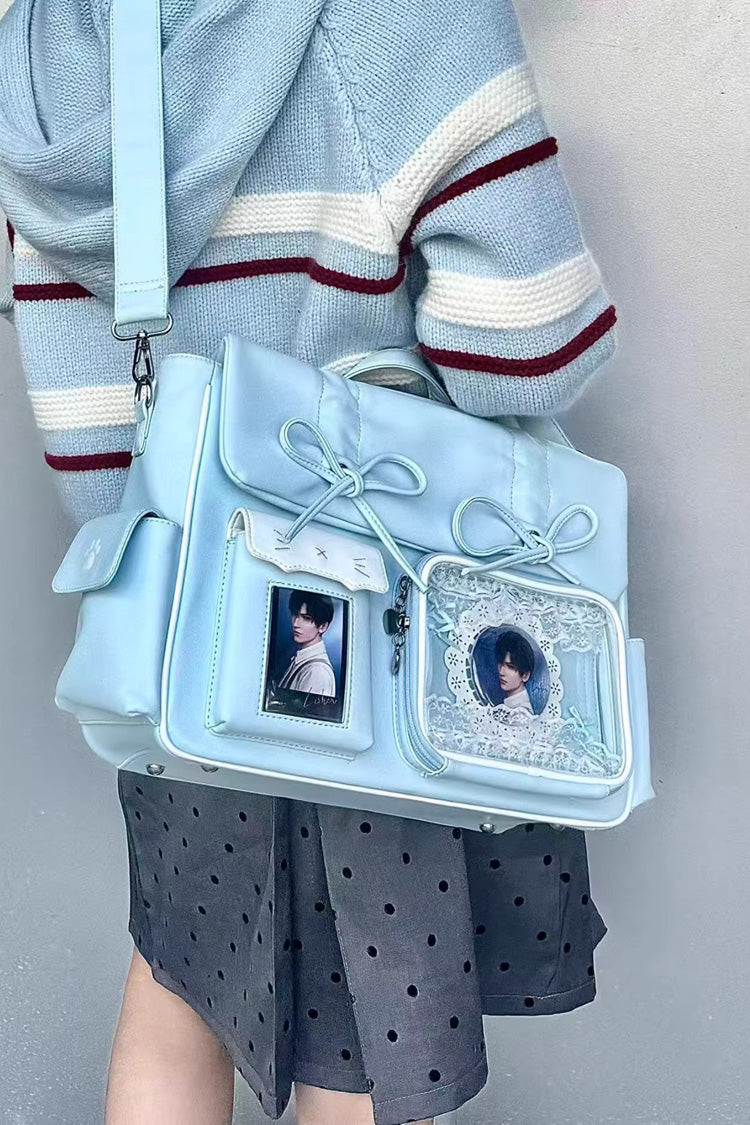 Lolita Itabag - Kitten Diary, 8 Colors, Bow Detail, Embroidered, Sweet Style - additional product view 9
