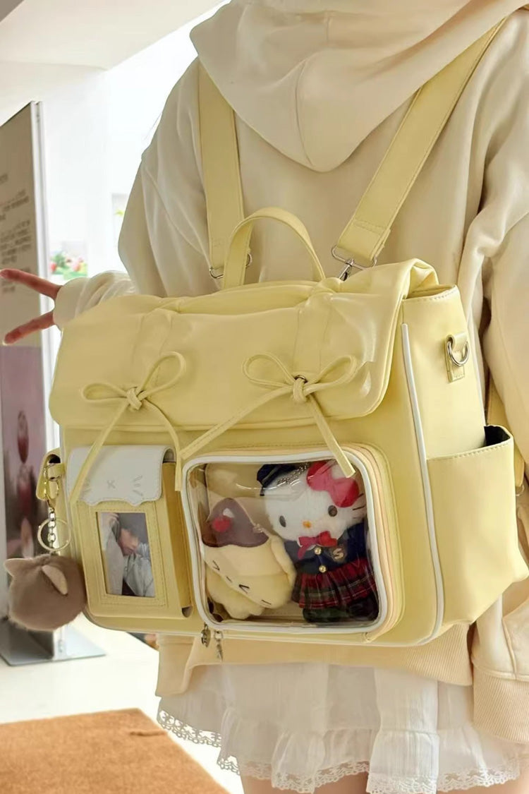 Lolita Itabag - Kitten Diary, 8 Colors, Bow Detail, Embroidered, Sweet Style - main product image