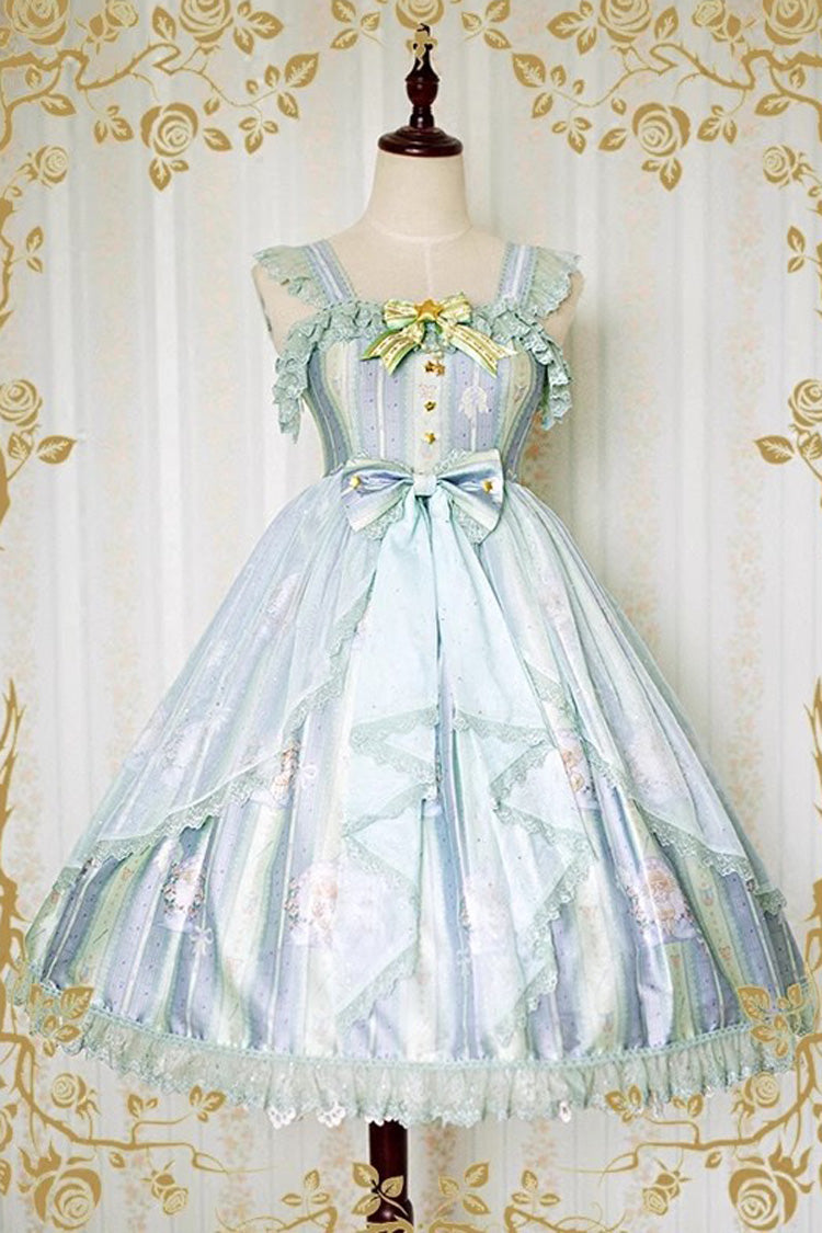 Lolita JSK Dress - Angel's Hymn, 2 Colors, Sweet Style, Bow Detail, Ruffled - main product image