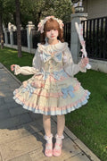 Blue/Pink/Ivory