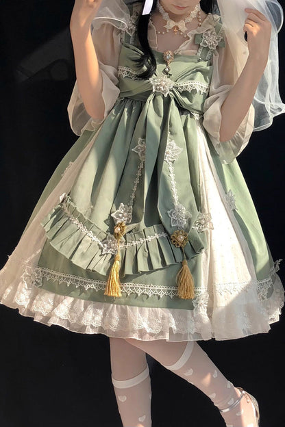 Lolita JSK Dress - Chinese Style Rainbow Fairy, 3 Colors, Sweet Style - additional product view 4