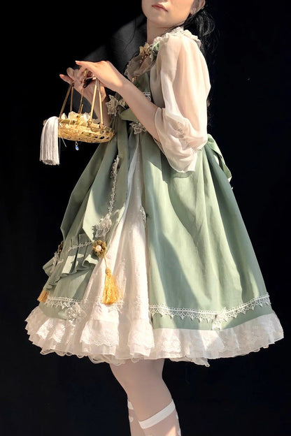 Lolita JSK Dress - Chinese Style Rainbow Fairy, 3 Colors, Sweet Style - additional product view 5