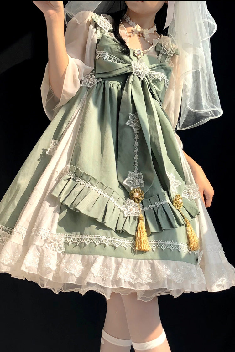 Lolita JSK Dress - Chinese Style Rainbow Fairy, 3 Colors, Sweet Style - additional product view 6