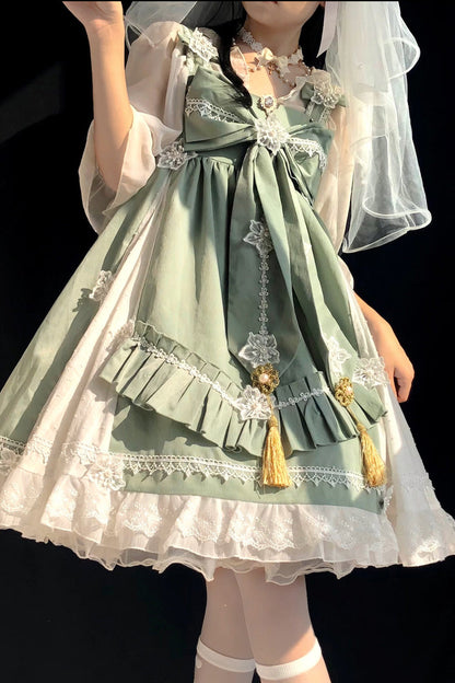 Lolita JSK Dress - Chinese Style Rainbow Fairy, 3 Colors, Sweet Style - additional product view 6