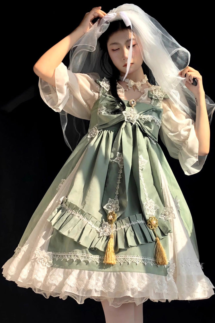 Lolita JSK Dress - Chinese Style Rainbow Fairy, 3 Colors, Sweet Style - additional product view 7