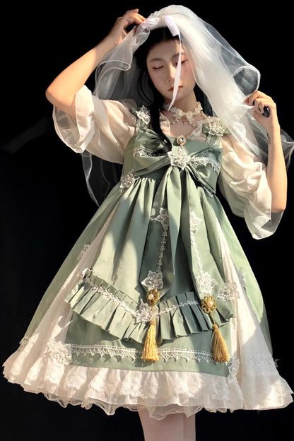 Lolita JSK Dress - Chinese Style Rainbow Fairy, 3 Colors, Sweet Style - additional product view 7