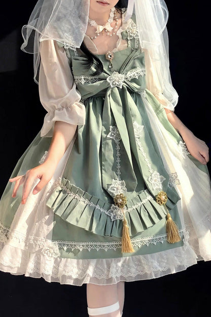 Lolita JSK Dress - Chinese Style Rainbow Fairy, 3 Colors, Sweet Style - additional product view 8