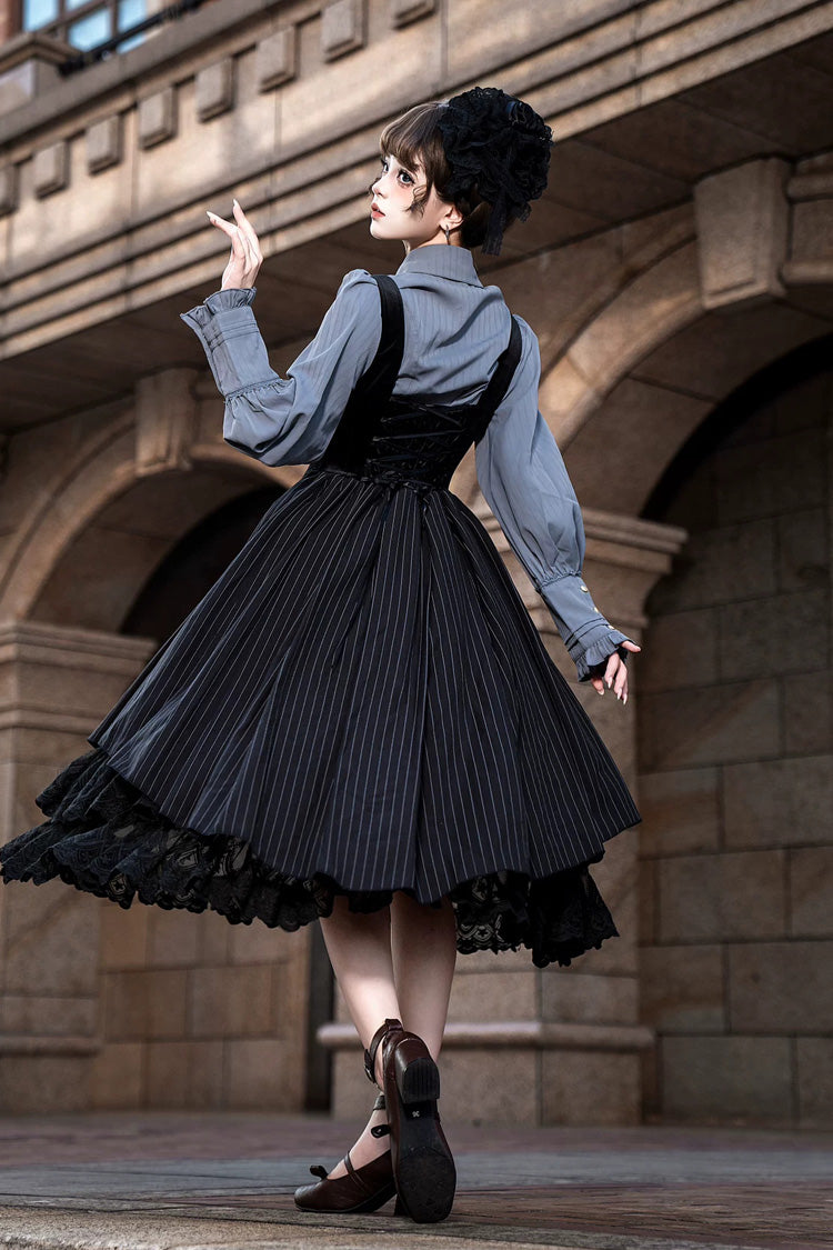 Lolita JSK Dress - Dreamlike Realm, 13 Colors, Ruffled, Printed, Embroidered - additional product view 18