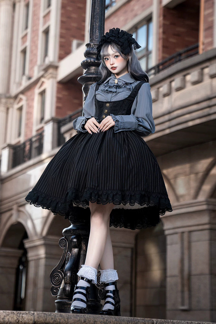 Lolita JSK Dress - Dreamlike Realm, 13 Colors, Ruffled, Printed, Embroidered - additional product view 19