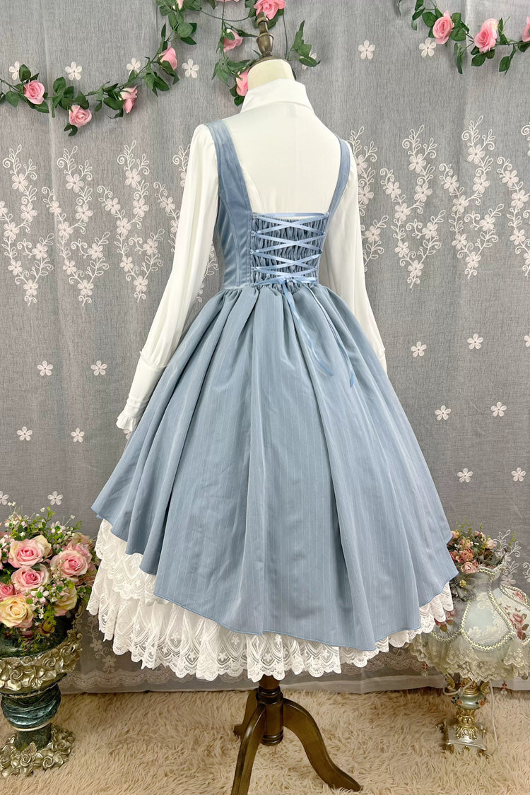 Lolita JSK Dress - Dreamlike Realm, 13 Colors, Ruffled, Printed, Embroidered - additional product view 29