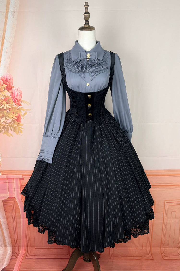 Lolita JSK Dress - Dreamlike Realm, 13 Colors, Ruffled, Printed, Embroidered - additional product view 32