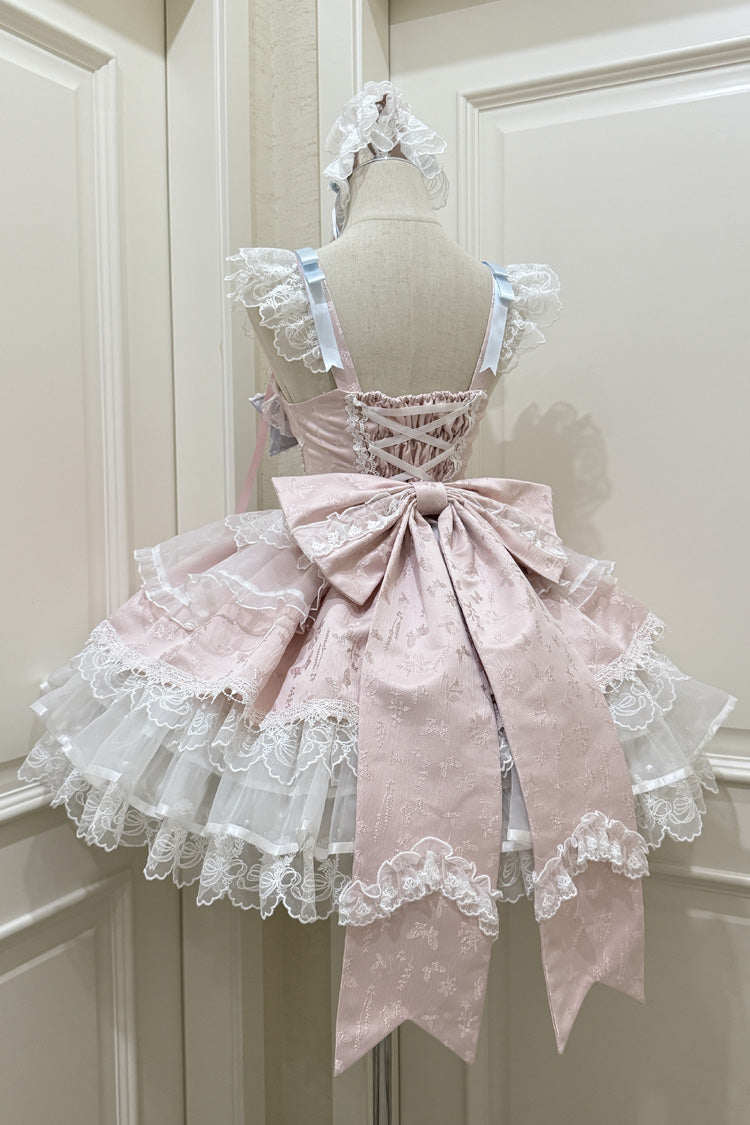 Lolita JSK Dress - Fleishi Island, Pink, Ruffled, Layered, Sweet Style - additional product view 4
