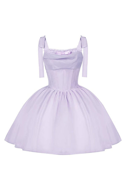 Lolita JSK Dress - Foamy Sea, Purple, Sweet Style, Bow Detail, Ruffled - additional product view 15