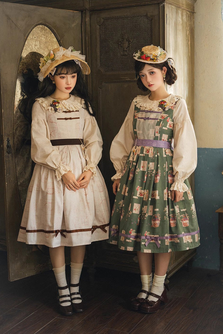 Lolita JSK Dress - Forest Illustrated Book, 3 Colors, Sweet Style, Printed - additional product view 5