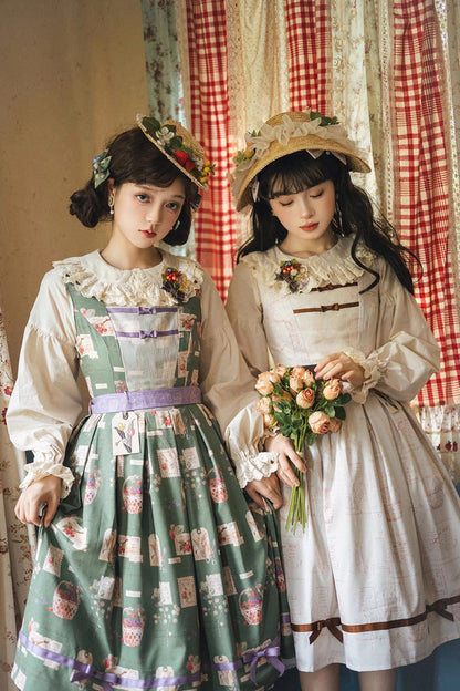 Lolita JSK Dress - Forest Illustrated Book, 3 Colors, Sweet Style, Printed - additional product view 6