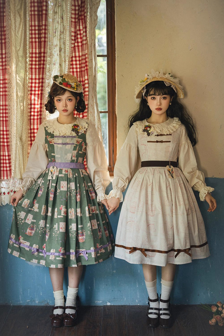 Lolita JSK Dress - Forest Illustrated Book, 3 Colors, Sweet Style, Printed - additional product view 8