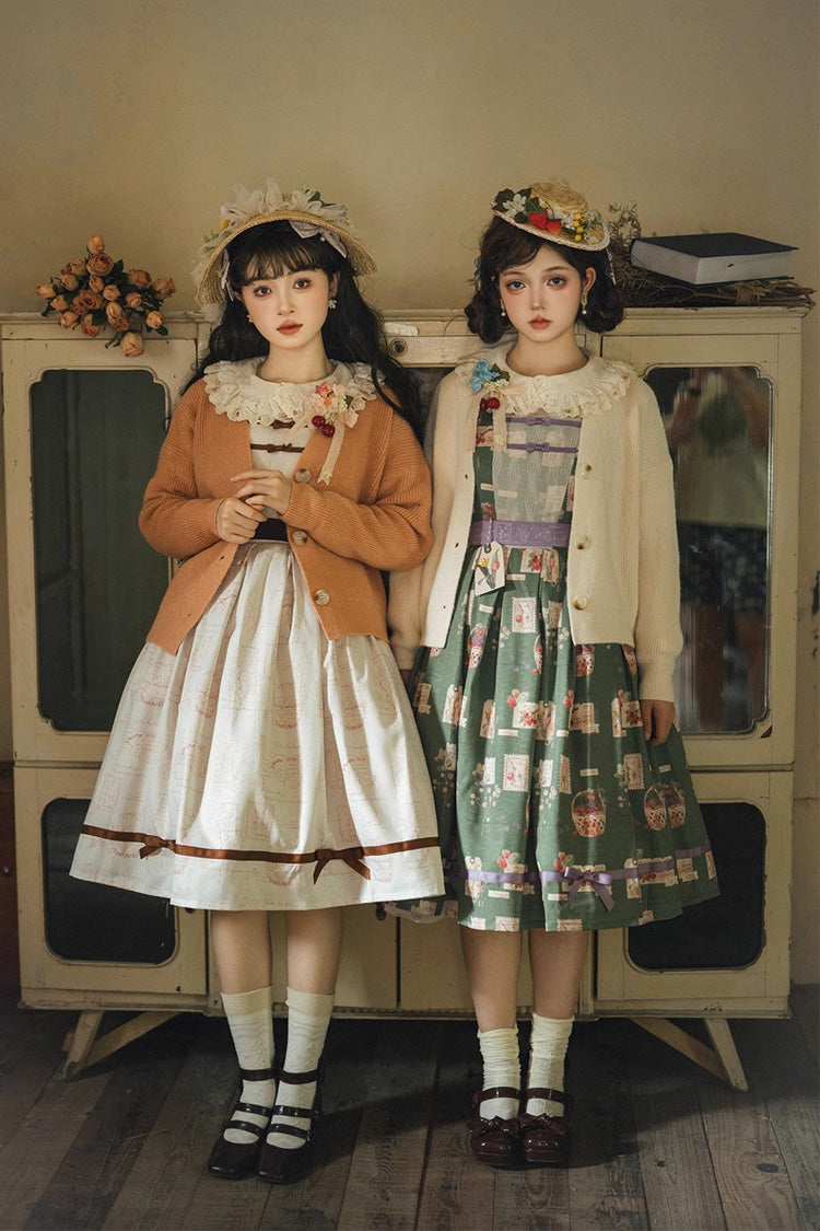 Lolita JSK Dress - Forest Illustrated Book, 3 Colors, Sweet Style, Printed - additional product view 9