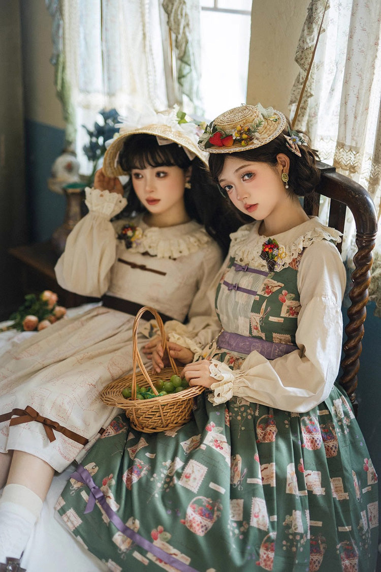 Lolita JSK Dress - Forest Illustrated Book, 3 Colors, Sweet Style, Printed - additional product view 10