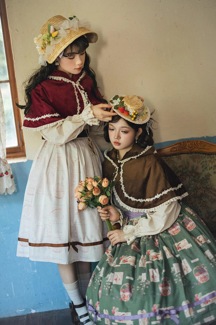 Lolita JSK Dress - Forest Illustrated Book, 3 Colors, Sweet Style, Printed - additional product view 11