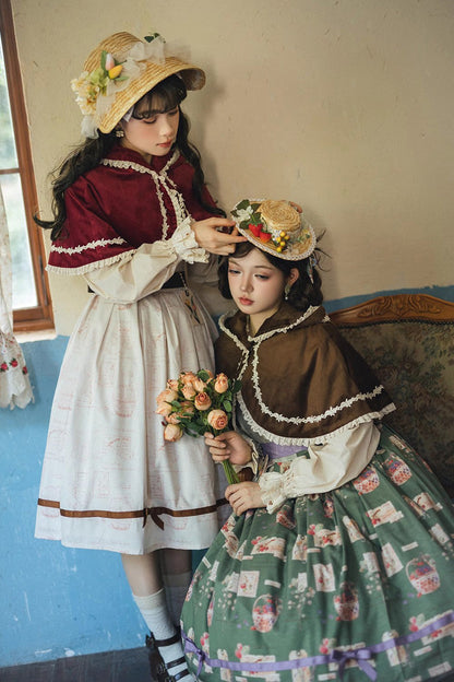 Lolita JSK Dress - Forest Illustrated Book, 3 Colors, Sweet Style, Printed - additional product view 11