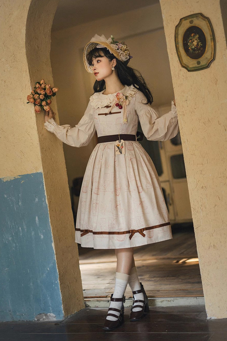 Lolita JSK Dress - Forest Illustrated Book, 3 Colors, Sweet Style, Printed - additional product view 16