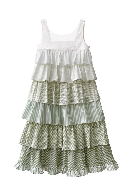 Lolita JSK Dress - Go To The Forest, Green, Printed, Layered, Sweet Style - additional product view 3