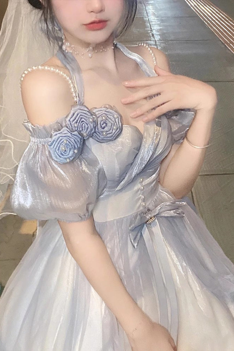 Lolita JSK Dress - Gradient Gorgeous, 4 Colors, Sweet Style, Bow Detail - additional product view 7