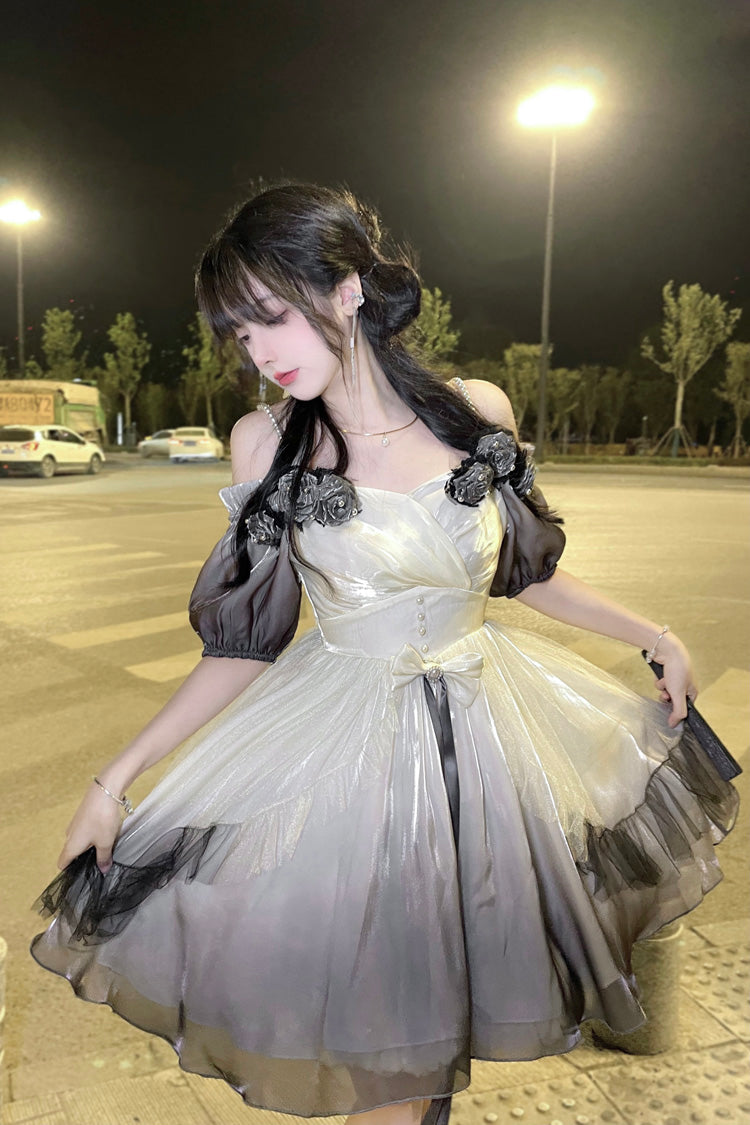 Lolita JSK Dress - Gradient Gorgeous, 4 Colors, Sweet Style, Bow Detail - main product image