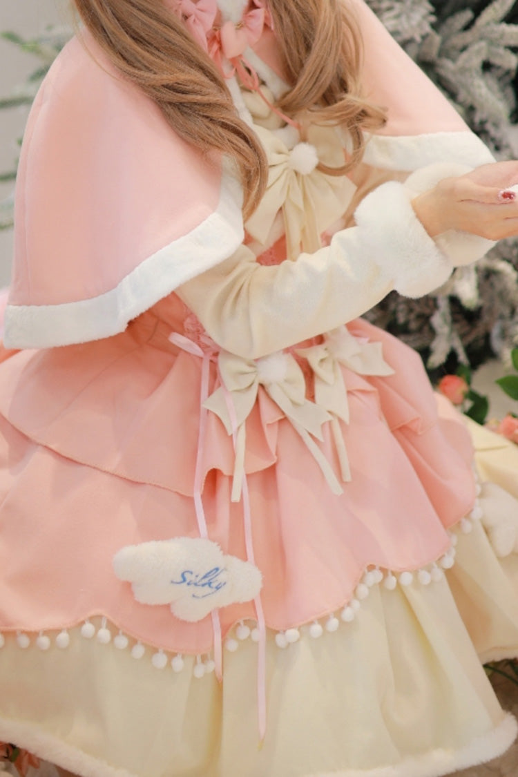 Lolita JSK Dress - Lovely Multi-layer, 3 Colors, Sweet Style, Bow Detail - additional product view 4