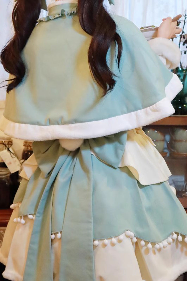 Lolita JSK Dress - Lovely Multi-layer, 3 Colors, Sweet Style, Bow Detail - additional product view 9