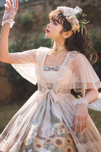 Lolita JSK Dress - Multi-Color, Printed, Sweet Style - Tea Party Jumper Dress - additional product view 10