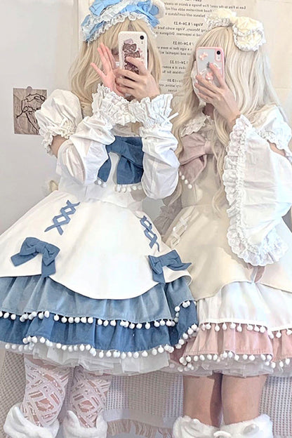 Lolita JSK Dress - Multicolor Confession Function, 5 Colors, Bow Detail, Sweet Style - additional product view 8