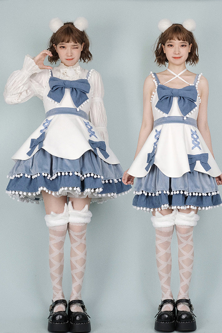 Lolita JSK Dress - Multicolor Confession Function, 5 Colors, Bow Detail, Sweet Style - additional product view 9