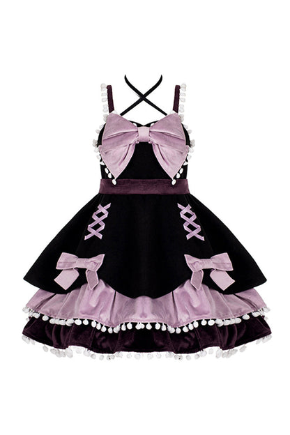 Lolita JSK Dress - Multicolor Confession Function, 5 Colors, Bow Detail, Sweet Style - additional product view 13