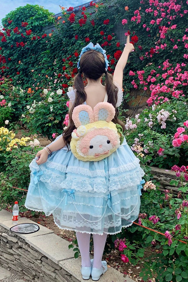 Lolita JSK Dress - Showa Girl, 2 Colors, Long Length, Layered, Sweet Style - additional product view 6