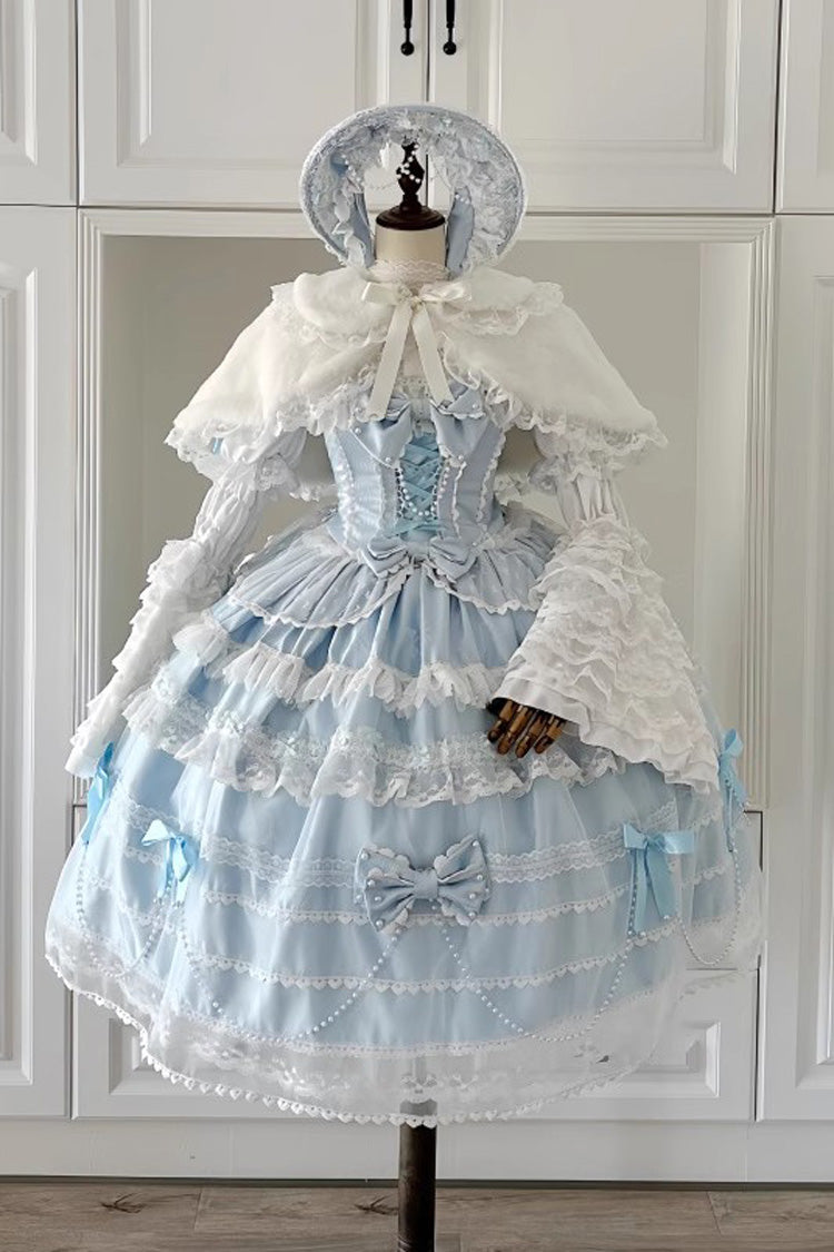 Lolita JSK Dress - Showa Girl, 2 Colors, Long Length, Layered, Sweet Style - main product image
