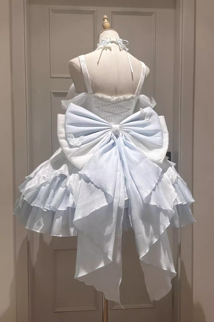 Lolita JSK Dress - Swan Lake, 2 Colors, Gothic Style, Bow Detail, Ruffled - additional product view 4