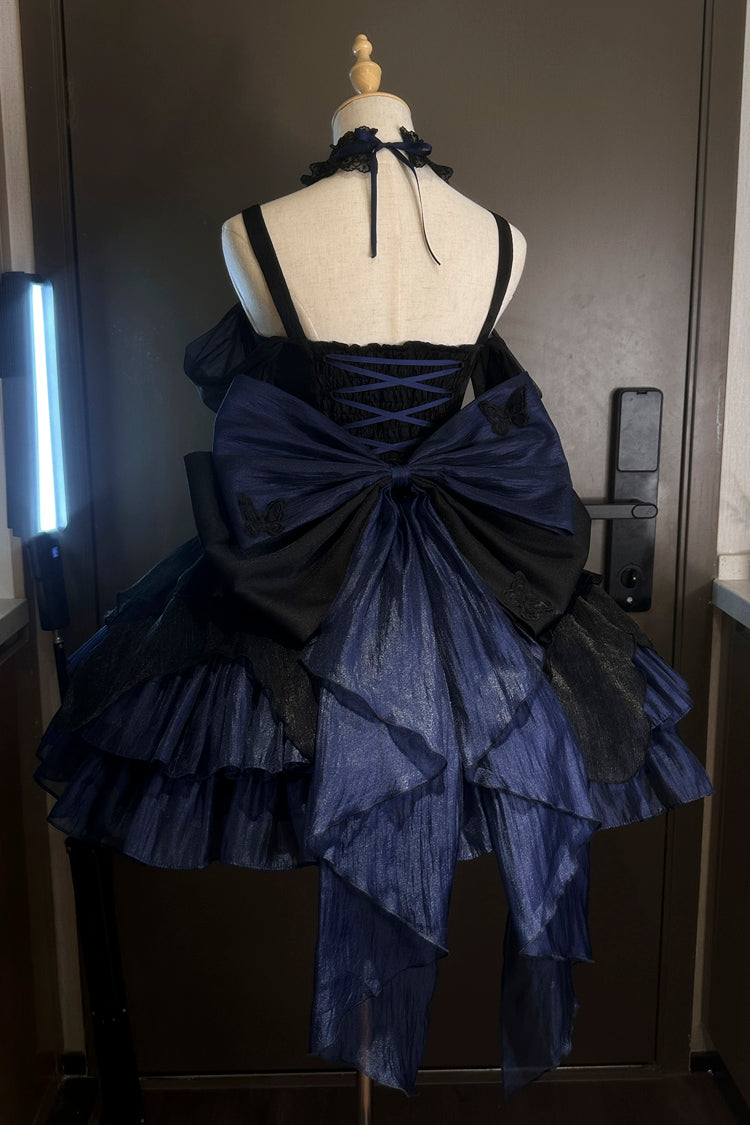 Lolita JSK Dress - Swan Lake, 2 Colors, Gothic Style, Bow Detail, Ruffled - additional product view 8