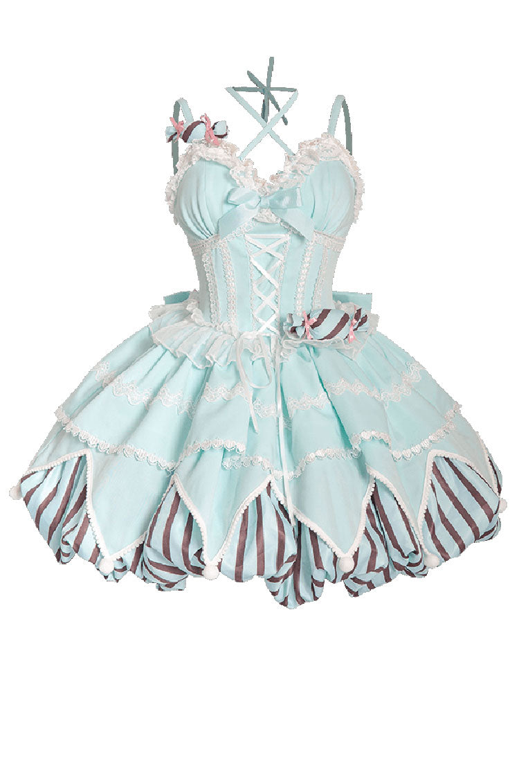 Lolita JSK Dress - Sweetheart Gummies, 3 Colors, Bow Detail, Sweet Style - additional product view 3