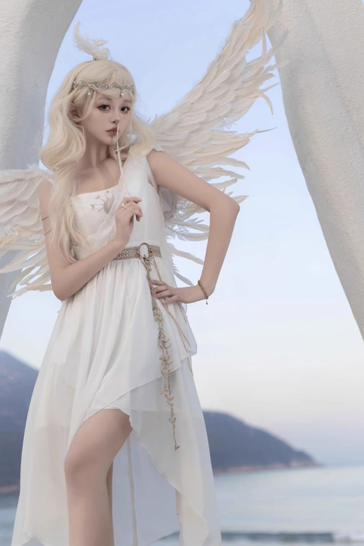 Lolita JSK Dress - Tears Of Themis Greek, White, Gothic Style - additional product view 4