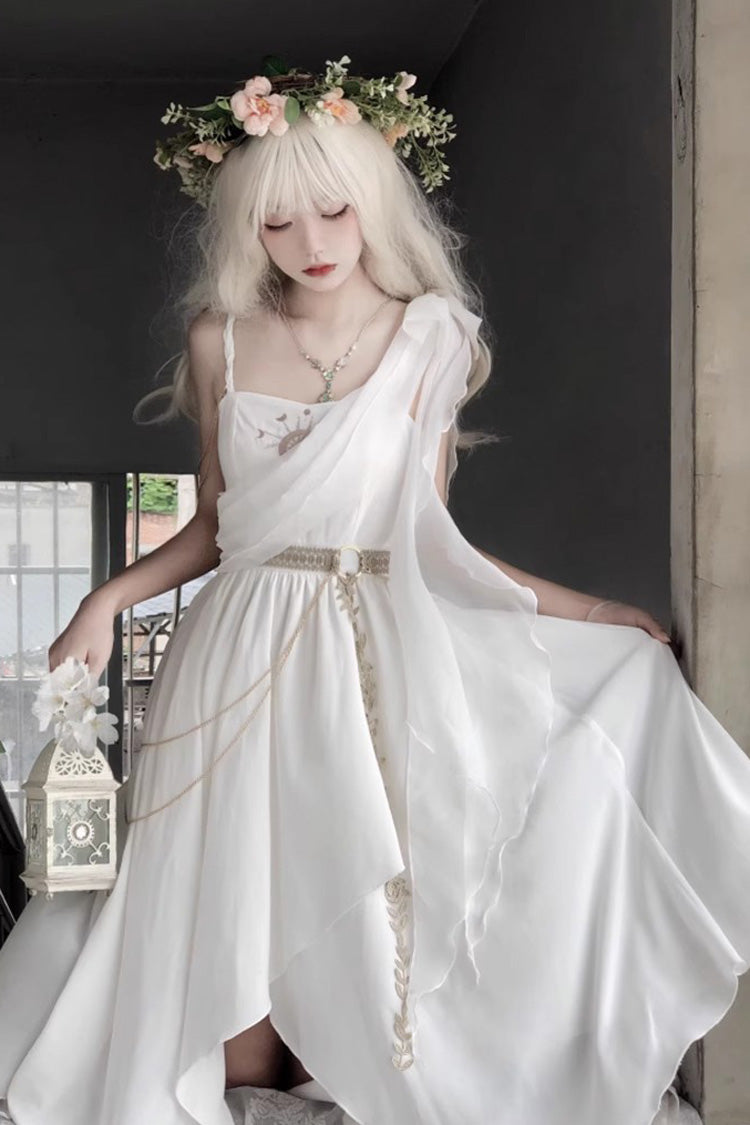 Lolita JSK Dress - Tears Of Themis Greek, White, Gothic Style - additional product view 9