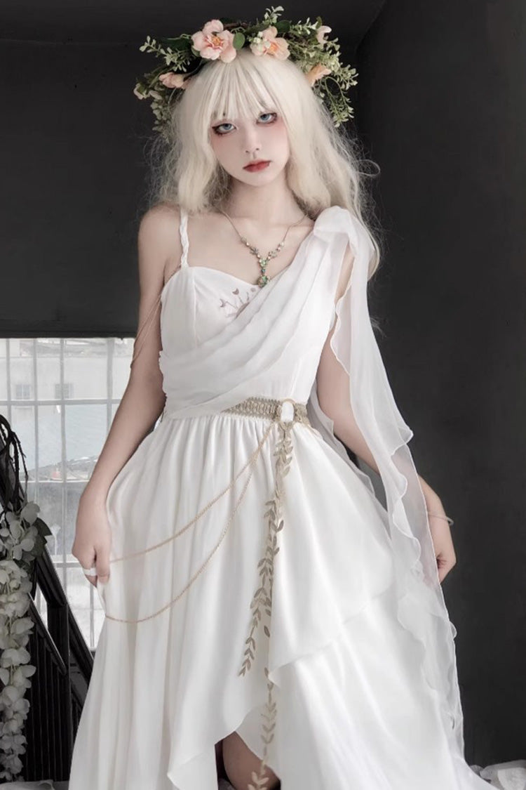 Lolita JSK Dress - Tears Of Themis Greek, White, Gothic Style - additional product view 10