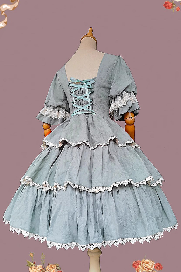 Lolita JSK Dress - Tulip Print, 3 Colors, Sweet Style, Printed, Embroidered - additional product view 7