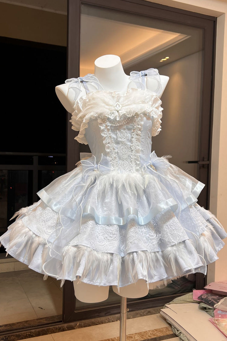 Lolita JSK Dress - Wings Arrival Multi-layer, 3 Colors, Ruffled, Sweet Style - additional product view 8