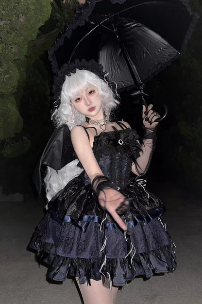 Lolita JSK Dress - Wings Arrival Multi-layer, 3 Colors, Ruffled, Sweet Style - additional product view 15