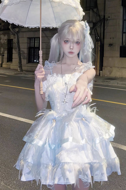 Lolita JSK Dress - Wings Arrival Multi-layer, 3 Colors, Ruffled, Sweet Style - additional product view 25