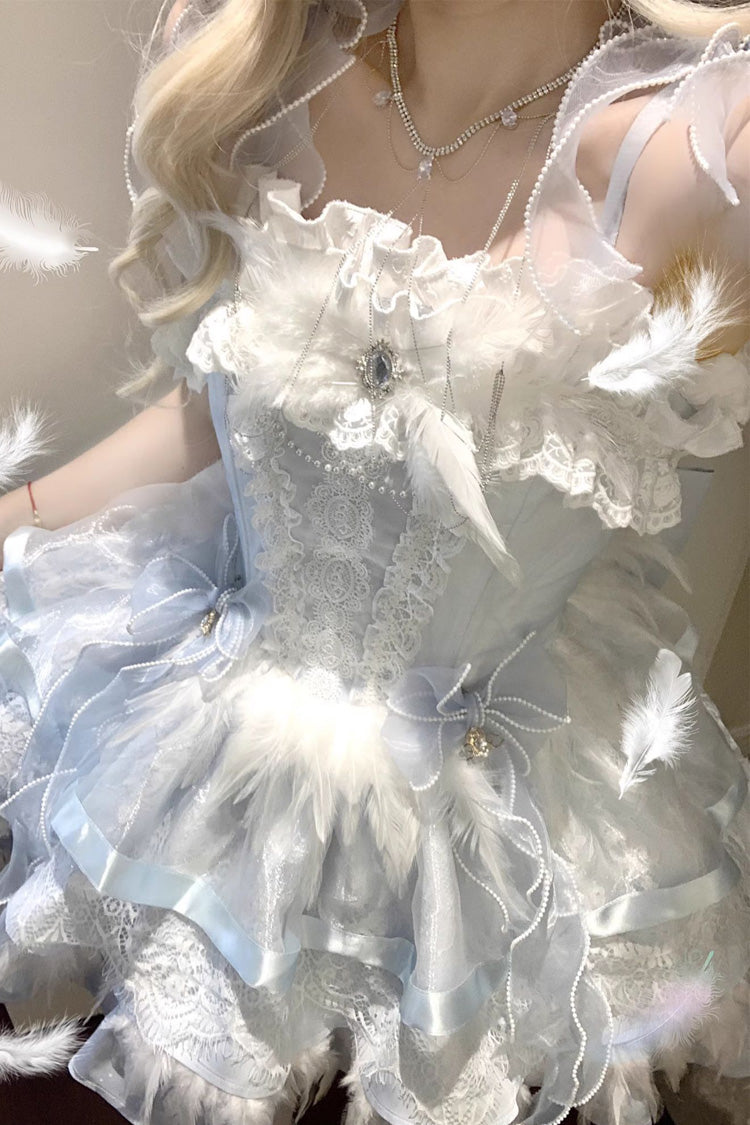 Lolita JSK Dress - Wings Arrival Multi-layer, 3 Colors, Ruffled, Sweet Style - additional product view 28