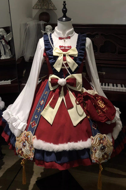 Lolita JSK Dress - Year Of The Horse, 2 Colors, Sweet Style, Chinese-Inspired Style - additional product view 4