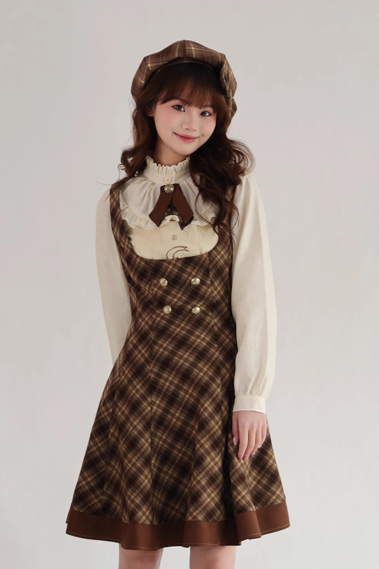 Lolita Jumper Skirt - Broken Pocket Watch, Brown, Classic Style, Printed - additional product view 12